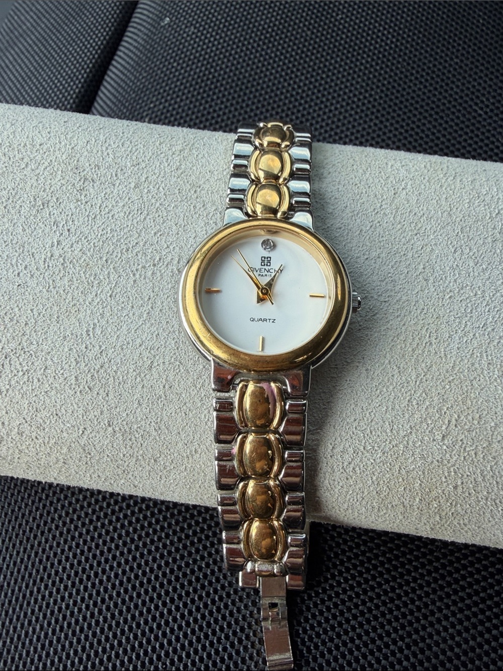 Givenchy Two-Tone Ladies Quartz Watch in Gold and Silver needs battery